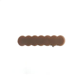 japan korean new design acrylic colid candy color Scallop shell bar shaped wave simple hair side clips grips barrettes kids baby