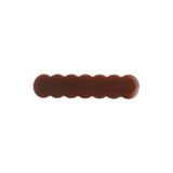 japan korean new design acrylic colid candy color Scallop shell bar shaped wave simple hair side clips grips barrettes kids baby