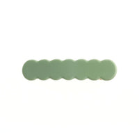 japan korean new design acrylic colid candy color Scallop shell bar shaped wave simple hair side clips grips barrettes kids baby