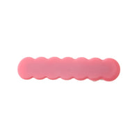 japan korean new design acrylic colid candy color Scallop shell bar shaped wave simple hair side clips grips barrettes kids baby