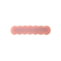 japan korean new design acrylic colid candy color Scallop shell bar shaped wave simple hair side clips grips barrettes kids baby