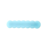 japan korean new design acrylic colid candy color Scallop shell bar shaped wave simple hair side clips grips barrettes kids baby