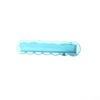 japan korean new design acrylic colid candy color Scallop shell bar shaped wave simple hair side clips grips barrettes kids baby