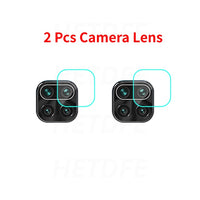 Full Coverage Glass For Xiaomi Redmi 9 9A 9T 9C NFC Camera Lens Film Screen Protector Redmi Note 9 Pro Max 9S 9T Tempered Glass
