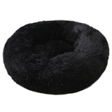 Round Donut Dog Bed Plush Pet Basket Cuddler Soft Warm Nest Cat Sleeping Bag Sofa Calming Cozy Cushion Beds for Small Large Dogs