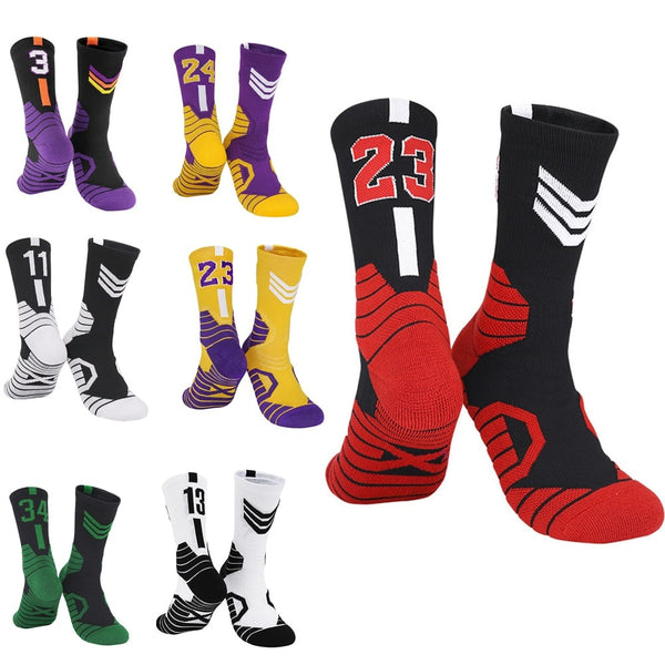 HOT SELL Professional Basketball Socks Sport For Kids Men Outdoor Cycling Climbing Running Fast-drying Breathable Adult Non-Slip