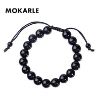 Black Anklet Slimming Bracelet For Weight Loss Gallstone Hematite Chain Stimulating Acupoints Anti-Cellulite Magnetic Therapy