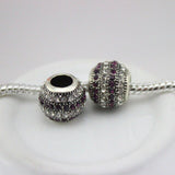 DGWfree shipping 12 colour Alloy Charm safety Bead Fits European pan  Charm Bracelets &amp; Necklaces