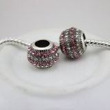 DGWfree shipping 12 colour Alloy Charm safety Bead Fits European pan  Charm Bracelets &amp; Necklaces