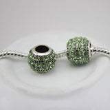 DGWfree shipping 12 colour Alloy Charm safety Bead Fits European pan  Charm Bracelets &amp; Necklaces