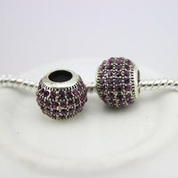 DGWfree shipping 12 colour Alloy Charm safety Bead Fits European pan  Charm Bracelets &amp; Necklaces