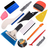 FOSHIO Car Wrap Accessories Auto Carbon Film Vinyl Install Scraper Tools Stickers Cutter Knife Window Tints Soft Squeegee Set