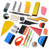 FOSHIO Car Wrap Accessories Auto Carbon Film Vinyl Install Scraper Tools Stickers Cutter Knife Window Tints Soft Squeegee Set