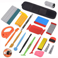 FOSHIO Car Wrap Accessories Auto Carbon Film Vinyl Install Scraper Tools Stickers Cutter Knife Window Tints Soft Squeegee Set