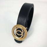 Black leather belt woman waist rhinestone belts for women luxury brand cinturon mujer G strass jeans ceinture femme strap cintos