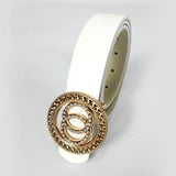 Black leather belt woman waist rhinestone belts for women luxury brand cinturon mujer G strass jeans ceinture femme strap cintos