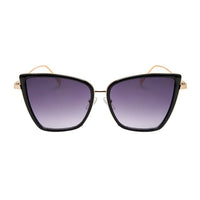 Fashion retro new brand designer Cateye sunglasses women retro metal glasses women retro mirror Lunette De Soleil Femme UV400