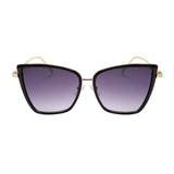 Fashion retro new brand designer Cateye sunglasses women retro metal glasses women retro mirror Lunette De Soleil Femme UV400