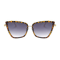 Fashion retro new brand designer Cateye sunglasses women retro metal glasses women retro mirror Lunette De Soleil Femme UV400