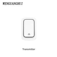 SIXWGH Wireless Doorbell No Battery required Waterproof Self-Powered Door bell Sets Home Outdoor Kinetic Ring Chime Doorbell