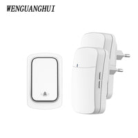 SIXWGH Wireless Doorbell No Battery required Waterproof Self-Powered Door bell Sets Home Outdoor Kinetic Ring Chime Doorbell