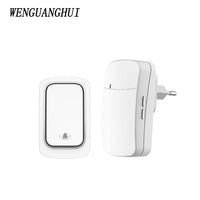 SIXWGH Wireless Doorbell No Battery required Waterproof Self-Powered Door bell Sets Home Outdoor Kinetic Ring Chime Doorbell