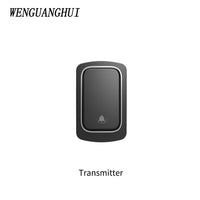 SIXWGH Wireless Doorbell No Battery required Waterproof Self-Powered Door bell Sets Home Outdoor Kinetic Ring Chime Doorbell