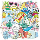 50/100pcs Vinyl Cute Nature VSCO Girl Stickers for Water Bottles Waterproof Aesthetic Stickers for Girls for Laptop Phone Car