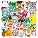 50/100pcs Vinyl Cute Nature VSCO Girl Stickers for Water Bottles Waterproof Aesthetic Stickers for Girls for Laptop Phone Car