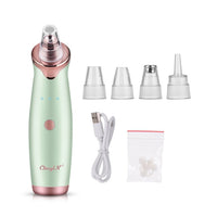 CkeyiN Electric Vacuum Suction Cleaner Face Cleaning Blackhead Remover Facial Cleansing Machine Pore Cleanser Acne Removal Skin