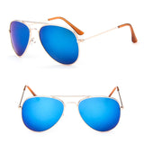 RBROVO 2021 Classic Sunglasses Girls Colorful Mirror Children Glasses Metal Frame Kids Travel Shopping Eyeglasses UV400