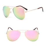 RBROVO 2021 Classic Sunglasses Girls Colorful Mirror Children Glasses Metal Frame Kids Travel Shopping Eyeglasses UV400