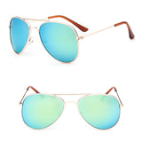 RBROVO 2021 Classic Sunglasses Girls Colorful Mirror Children Glasses Metal Frame Kids Travel Shopping Eyeglasses UV400