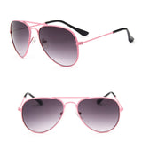 RBROVO 2021 Classic Sunglasses Girls Colorful Mirror Children Glasses Metal Frame Kids Travel Shopping Eyeglasses UV400