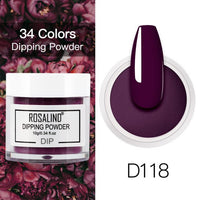 ROSALIND Nail Dipping Powder Gel Of Nails Extension  Extension Crystal Powder Nail Art Decoration Carving Glitter For Manicure