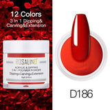 ROSALIND Nail Dipping Powder Gel Of Nails Extension  Extension Crystal Powder Nail Art Decoration Carving Glitter For Manicure