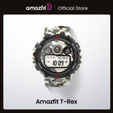 New 2020 CES Amazfit T-rex T rex Smartwatch AMOLED Display Smart Watch GPS/GLONASS 20 Days Battery for iOS Android