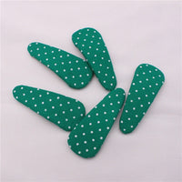 5Pcs/Set2020 Spring And Summer Children&#39;s Hair Clips Plaid Embroidery Polka Dot Baby Cute Hair Accessories