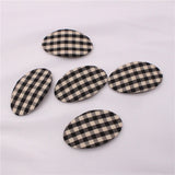 5Pcs/Set2020 Spring And Summer Children&#39;s Hair Clips Plaid Embroidery Polka Dot Baby Cute Hair Accessories