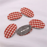5Pcs/Set2020 Spring And Summer Children&#39;s Hair Clips Plaid Embroidery Polka Dot Baby Cute Hair Accessories