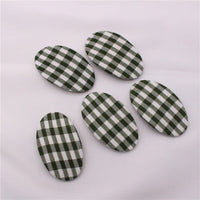 5Pcs/Set2020 Spring And Summer Children&#39;s Hair Clips Plaid Embroidery Polka Dot Baby Cute Hair Accessories