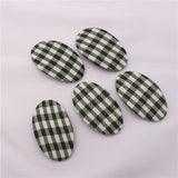 5Pcs/Set2020 Spring And Summer Children&#39;s Hair Clips Plaid Embroidery Polka Dot Baby Cute Hair Accessories