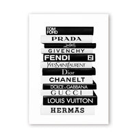 Cover Fashion Books Canvas Art Painting Poster Fashion Book Wall Art Print Modern Iconic Picture Ladies Room Home Wall Decor