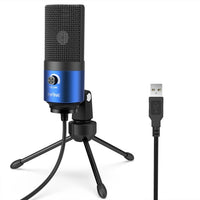 Fifine Metal USB Condenser Recording Microphone For Laptop  Windows Cardioid Studio Recording Vocals  Voice Over,YouTube-K669