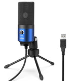 Fifine Metal USB Condenser Recording Microphone For Laptop  Windows Cardioid Studio Recording Vocals  Voice Over,YouTube-K669