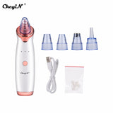 CkeyiN Electric Vacuum Suction Cleaner Face Cleaning Blackhead Remover Facial Cleansing Machine Pore Cleanser Acne Removal Skin