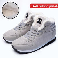 Vulcanized Shoes Women Men Boots Winter Shoes Snow Boots Casual Shoes Plus Size Winter Sneakers Ankle Unisex Shoes Winter Boots