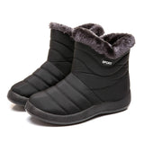 Women Boots Waterproof Snow Boots Female Plush Winter Boots Women Warm Ankle Botas Mujer Winter Shoes Woman Plus Size 43