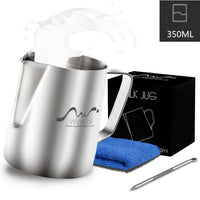 Stainless Steel Milk Frothing Pitcher Espresso Steaming Coffee Barista Latte Frother Cup Cappuccino Milk Jug Cream Froth Pitcher