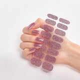 16 Tips/Sheet Nailart Nailart Sticker Nail Tips Manicure Decoracion Fashion Nail Polish Self Adhesive Nail Sticker Creative